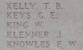 William's name is inscribed on Tyne Cot Memorial to the Missing, Belgium.