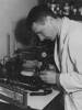 Sydney Josland working at the Wallaceville Animal Research Centre in 1934