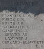 # 10/2607 Pte. Alfred John Foster&#39;s name is inscribed on the Caterpillar Valley NZ Cemetery in Longueval, Somme, France