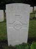D I Porteous headstone at Braemar Cemetery England