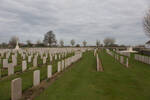Ration Farm Military Cemetery, La Chapelle d Armentieres, Nord France.