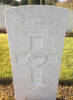 Photo of William's grave in Tidworth Military Cemetery, Wiltshire