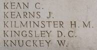 Donald's name is inscribed on Messines Ridge NZ Memorial to the Missing, West-Flanders, Belgium.