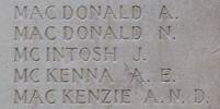 John's name is inscribed on Tyne Cot Memorial to the Missing, Belgium.