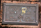 1st NZEF, 73934 Rfm C I STEEL, Rifle Brigade, died 21 February 1972 aged 79 yearsHe is buried in the Taruheru Cemetery, GisborneBlk RSA Plot 637.