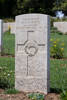 Evan's gravestone, Sangro River War Cemetery, Italy.
