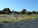 Twelve Tree Copse Cemetery, Gallipoli, Turkey. New Zealand Memorial to the Missing is in the background.
