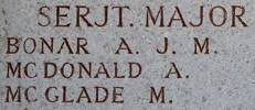 Archibald's name is on Lone Pine Memorial to the Missing, Gallipoli, Turkey..