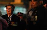 russell geeves at anzac dawn service in 2014 dunedin 
