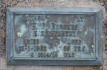 2nd NZEF & 1914/18 War, 414864 LT H P BROOKES, NZ Infantry, died 21 February 1962 aged 65 years. He is buried in the Taruheru Cemetery, Gisborne Block RSA Plot 63