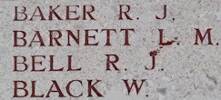 Raymond's name is on Lone Pine Memorial to the Missing, Gallipoli, Turkey.