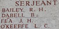 Reginald's name is on Lone Pine Memorial to the Missing, Gallipoli, Turkey.
