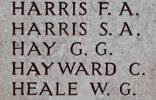 Gordon's name is on Chunuk Bair New Zealand Memorial to the Missing, Gallipoli, Turkey.