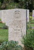 Roy's gravestone, Sangro River War Cemetery, Italy.