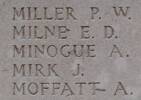 Peter's name is inscribed on Tyne Cot Memorial to the Missing, Belgium.