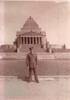 Here he is at the shrine of remembrance in Melbourne 