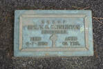 Spr # 36267 V. G. GRINLINTON ENGINEERS Died 6-7-1950 aged 62yrs He is buried in the Pukekohe Public Cemetery, Auckland PLOT: PKRSA-PLOT-022