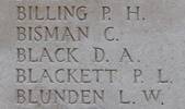 Duncan's name is inscribed on Tyne Cot Memorial to the Missing, Belgium.