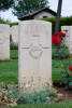 William's gravestone, Cassino War Cemetery, Italy.