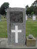 Headstone of VRG Johnson, Temuka Cemetery.