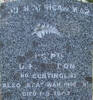 South African War, 405 Pte D F LUNDON, 2nd Contingent, also Great War 1914-18, died 1 March 1943 aged 70. He is buried in the Taruheru Cemetery, Gisborne Block SA Plot 20 