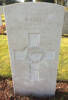 Photo of Richard's grave in Tidworth Military Cemetery, Wiltshire