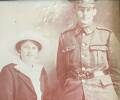 My Nanna (Annie Camfort Murray) and Pop on their wedding day, prior to Pop going off to fight in WW1.