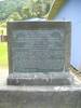 Pte Tom Tamanohia TAUMATA's Memorial Stone standing at Ruawharo Marae, Opoutama, H.B