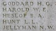 Bernard's name is inscribed on Messines Ridge NZ Memorial to the Missing, West-Flanders, Belgium.