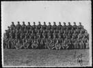 Men of the 14th Light Ack-Ack Regiment, including Reginald Boss. Photo may have been taken in Waihi in 1941, prior to embarkation for the Middle East.