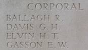 Robert's name is inscribed on Messines Ridge NZ Memorial to the Missing, West-Flanders, Belgium.