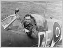 Lloyd George Mason in his Aircraft