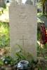 Grave of Flight Officer 40933 (no No. in NZAF) Roderick Campbell Mathieson Royal Air Force at Church of St Morwenna and St John the Baptist, parish of Morwenstow, north Cornwall, United Kingdom.