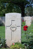 Tama's gravestone, Cassino War Cemetery, Italy.