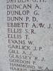 Memorial inscription for William EVANS
Chunuk Bair memorial
26 April 2015