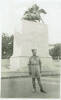 Postcard, dated 4/6/41

Inscription: "Taken on the booze in Port Said"

The memorial shown is the Desert Mounted Corps WWI Memorial, erected at Port Said in 1932, destroyed (by protestors) during the Suez War of 1956, salvaged and shipped to Albany, WA., in 1960. It was too damaged to be reused but a replica was erected there, unveiled by Robert Menzies 11 oct 1964.