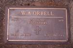 W. A. ORBELL 72902 1ST NZEF SPR ENGINEERS DIED 14.8.1967 AGED 69 YRS He is buried in the Wharerangi Cemetery, Napier Services Section # 12 Plot 72 