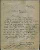 McFARLANE Thomas Percival - Correct name being Percival Neller Robinson Letter from Kilcoy
