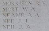 Ronald's name is inscribed on Messines Ridge NZ Memorial to the Missing, West-Flanders, Belgium.