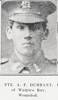 PTE. A. F. DURRANT of Waipiro Bay, Wounded