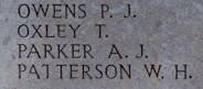 William's name is on Chunuk Bair New Zealand Memorial to the Missing, Gallipoli, Turkey.