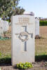 Frederick's gravestone, Enfidaville War Cemetery, Tunisia.