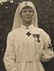 outdoor portrait in nurses uniform