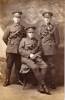 Gunner/Driver Roy Edward Everett - of the New Zealand Field Artillery, 6th Reinforcements, NZEF - photographed at Nelson - (with two as yet unidentified soldiers) - taken at Nelson, NZ, prior to embarkation for war service in 1915.
