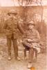 J.H.H. &quot;Bert&quot; Henson and friend in WW1 uniform, Nov 27 1916.  Bert Henson standing on left.