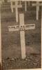 The original cross from Private Chirnsides grave