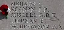  George's name is inscribed on Caterpillar Valley NZ Memorial to the Missing, France.