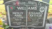 Headstone of Edward Arthur WILLIAMS