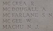 Norman's name is inscribed on Tyne Cot Memorial to the Missing, Belgium.