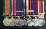Medals awarded during Army service